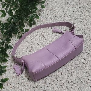 COACH mini purple shoulder bag